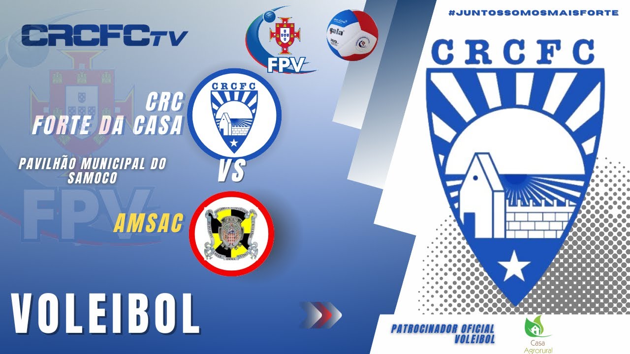 CRCFC vs AMSAC - VOLEIBOL 25/26 - 1ª FASE CAMP. REG. CADETES FEM. 25/26–DIVISÃO B- SERIE D