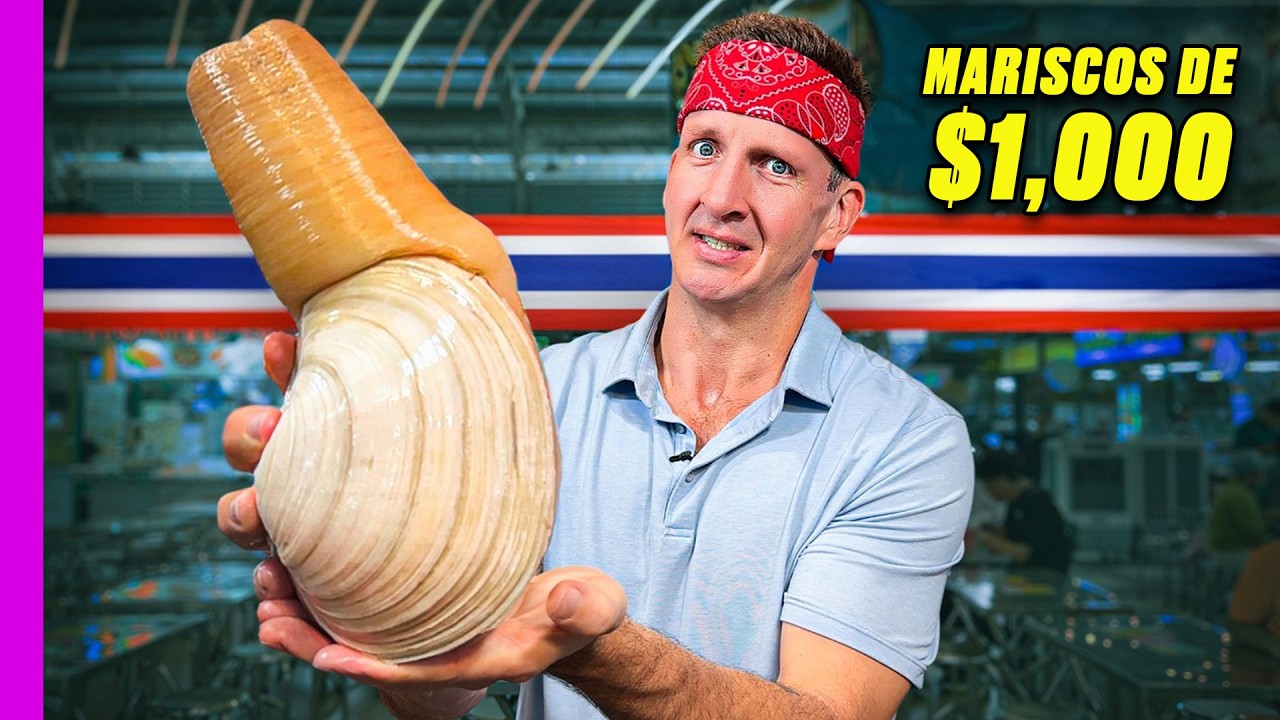 &iexcl;Reto de mariscos de $1,000 en Tailandia! &iexcl;El m&aacute;s grande de Bangkok!