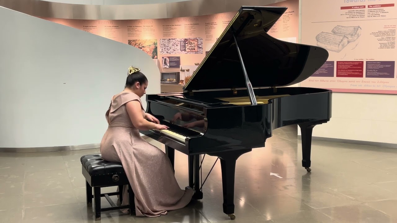 Mozart Sonata - Piano recital by Evelina Tsiantzi Mante at the Archaeological Museum of Thessaloniki