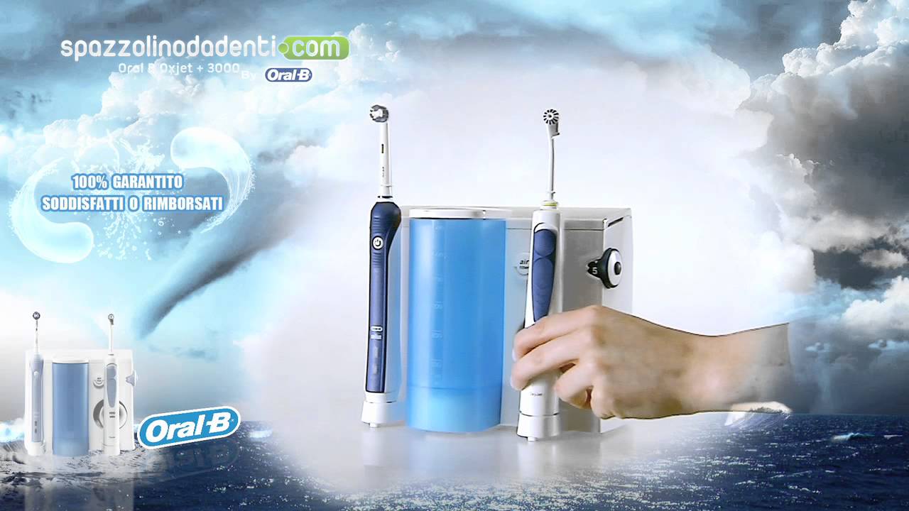 Oral B Braun Professional Care OxyJet Center 3000 idropulsore con spazzolino