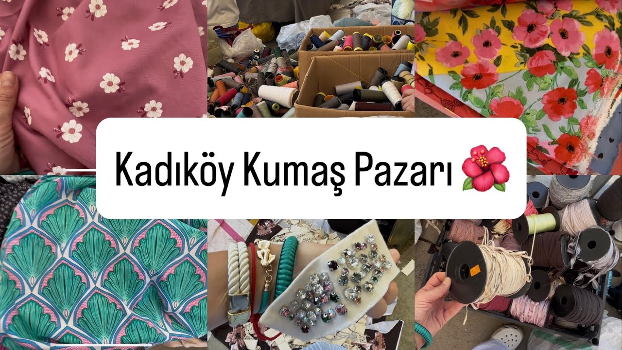 13 Haziran 2025 Kadıköy Cuma Pazarı 🌺| En Güzel Kumaşlar Bu Pazarda! | Kumaş Pazarı Vlogu