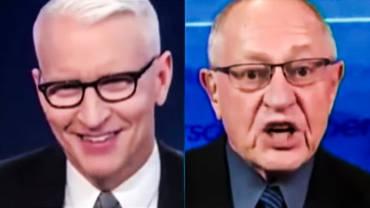 Anderson Cooper LAUGHS At Dershowitz Crying On His Show