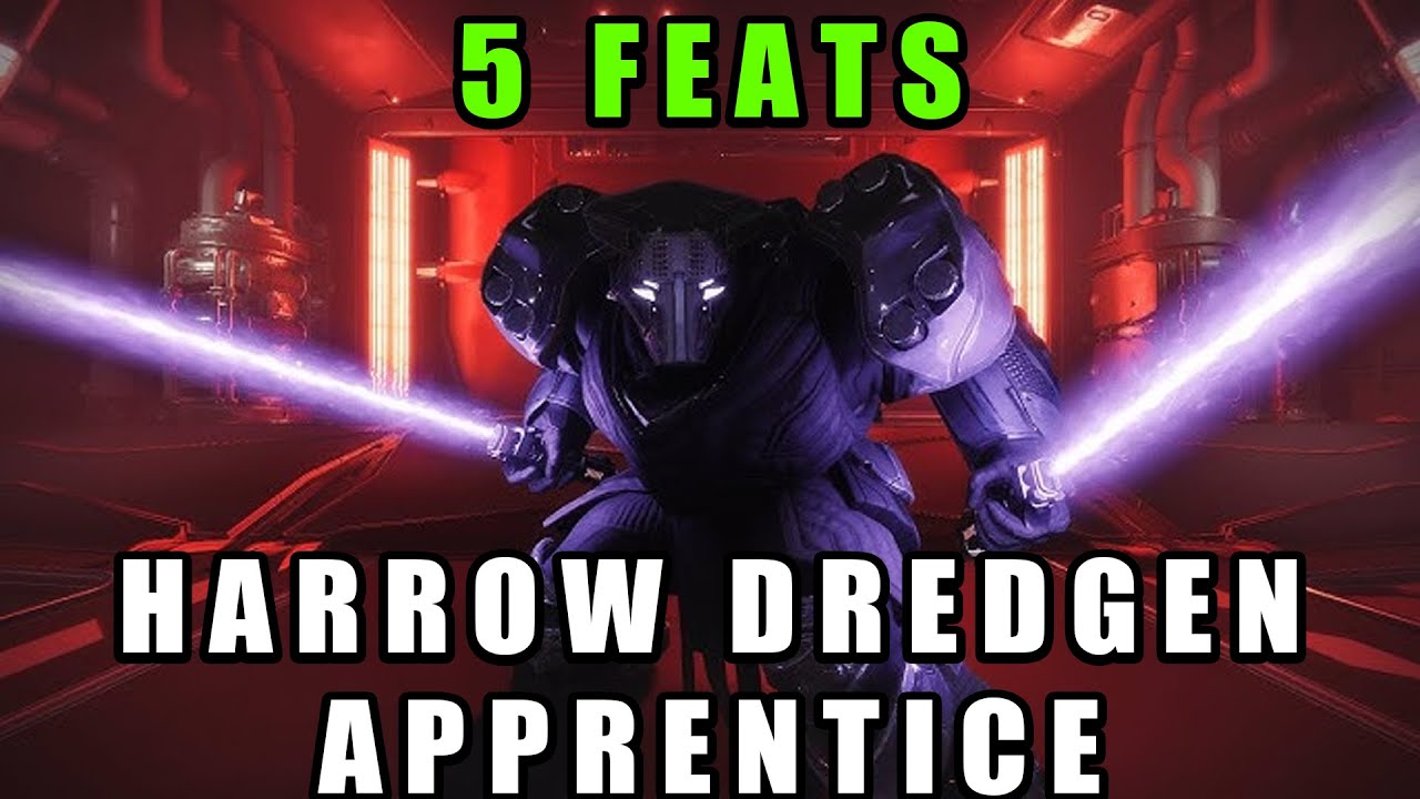 5 Feats Harrow Dredgen Apprentice Is A Nightmare ! [Destiny 2 Renegades]