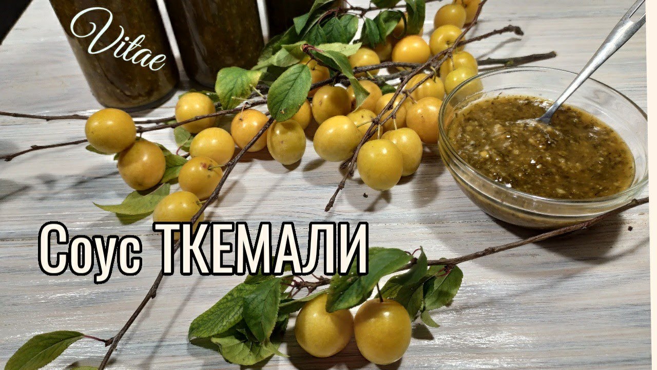 СОУС ТКЕМАЛИ -грузинский рецепт из жёлтой алычи