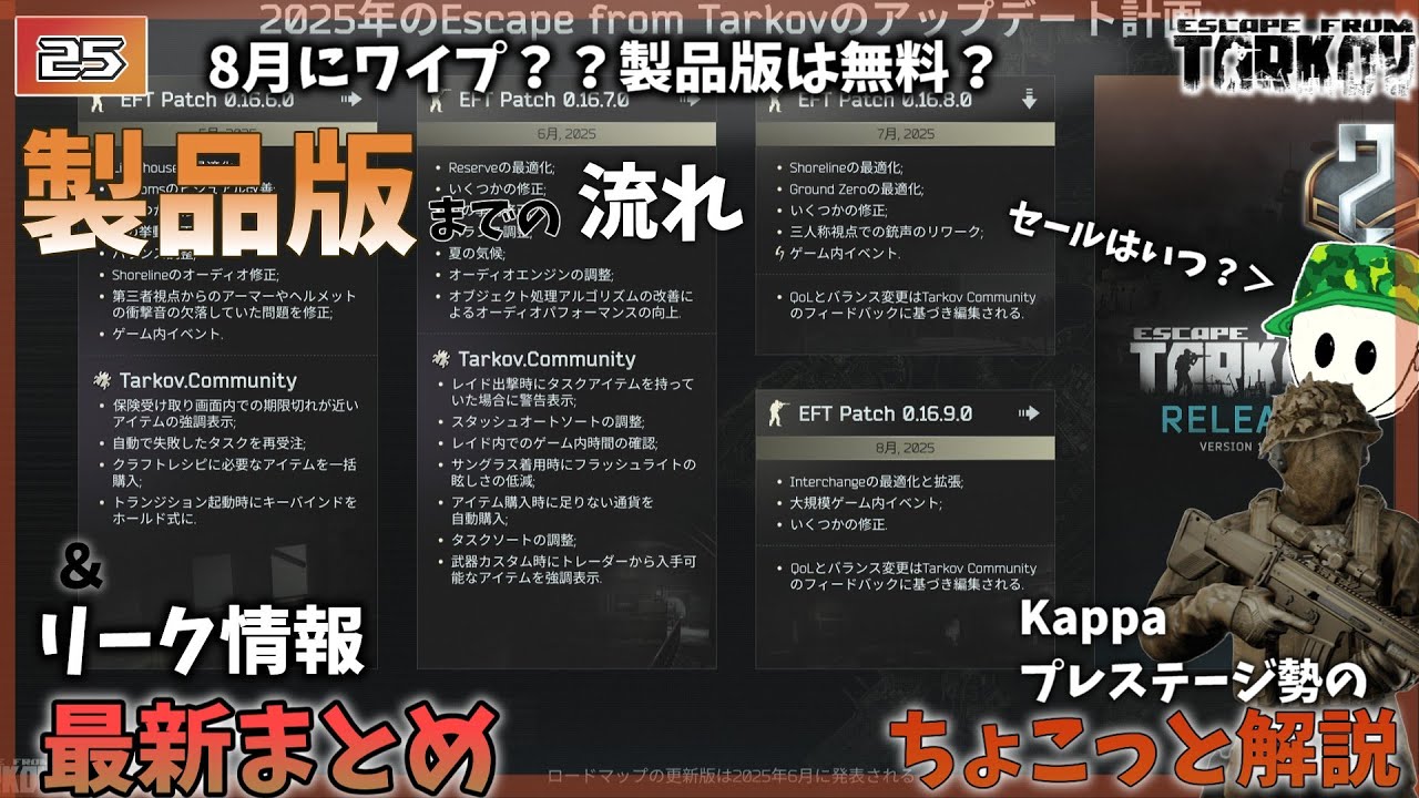 ワイプは8月！？製品版までの流れと最新情報