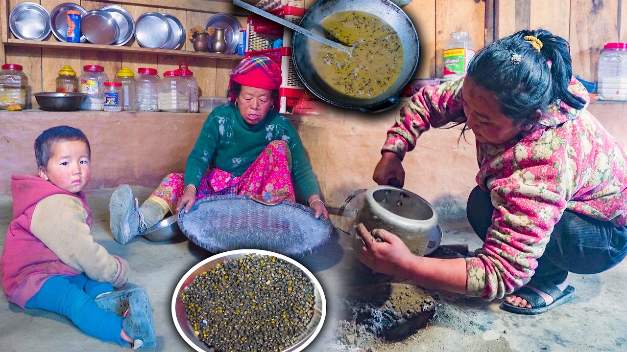 Today, village families are cooking without @KedarRai  and @samitarai94 New Nepali village food vlog