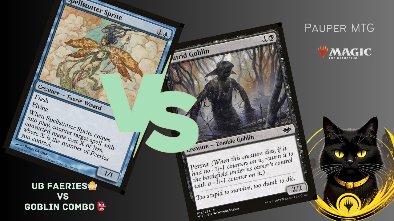 UB Faeries Vs Goblins Combo [Pauper Gameplay]