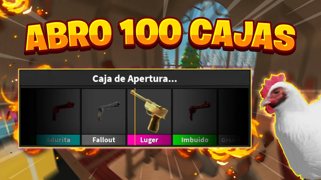 ✨ABRIENDO 100 CAJAS ✨ Murder Mystery 2!! Roblox