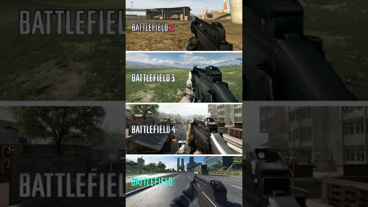 G36C Compared between #battlefield2 #battlefield3 #battlefield4 #battlefield2042