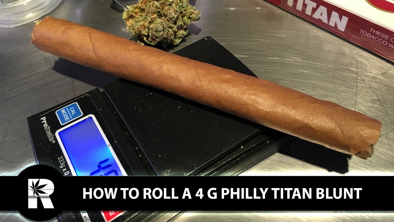 How To Roll A Philly Titan (Over-sized 4 Gram Blunt): Cannabasics #36