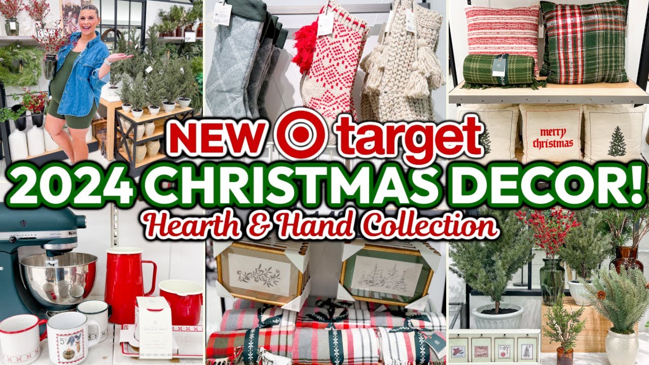 2024 TARGET 🎯 HEARTH & HAND CHRISTMAS DECOR COLLECTION 🎅🏻 | Target Christmas Decorations