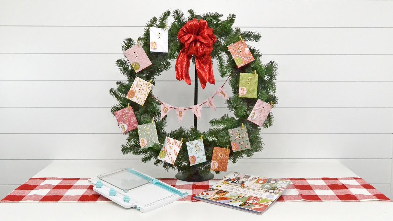 Christmas Countdown Wreath with The Works All In One Tool