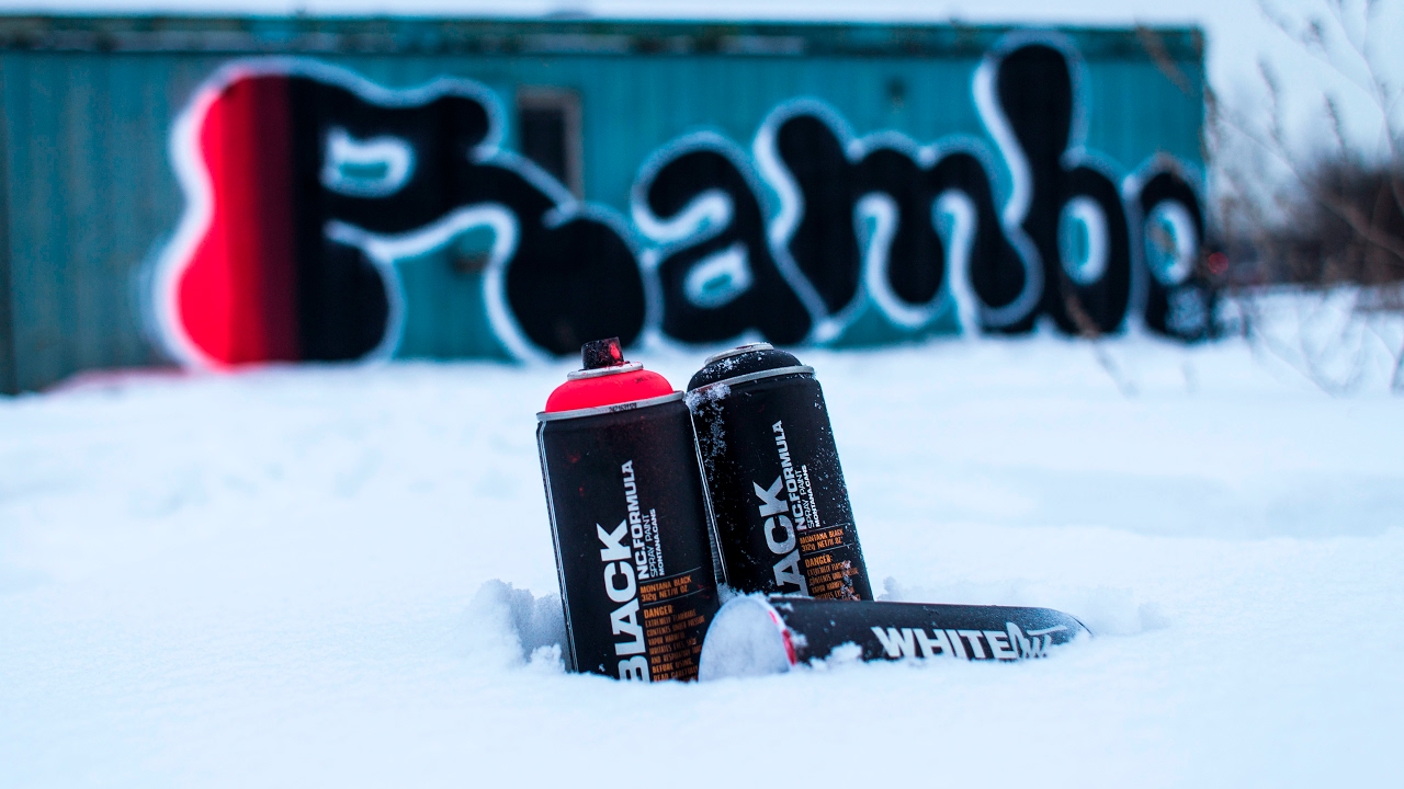 Montana Cans BLACK x Rambo  -  Moscow 2017