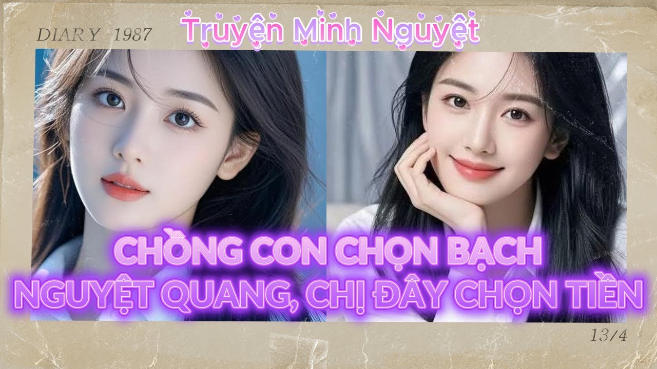 GỐI NGỦ AUDIO 003 - CHỒNG CON CHỌN BẠCH NGUYỆT QUANG, CHỊ ĐÂY CHỌN TIỀN