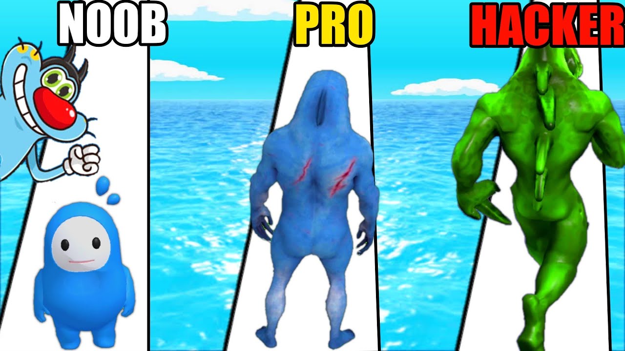 NOOB vs PRO vs HACKER | In Monster Evolution | With Oggy And Jack | Rock Indian Gamer |