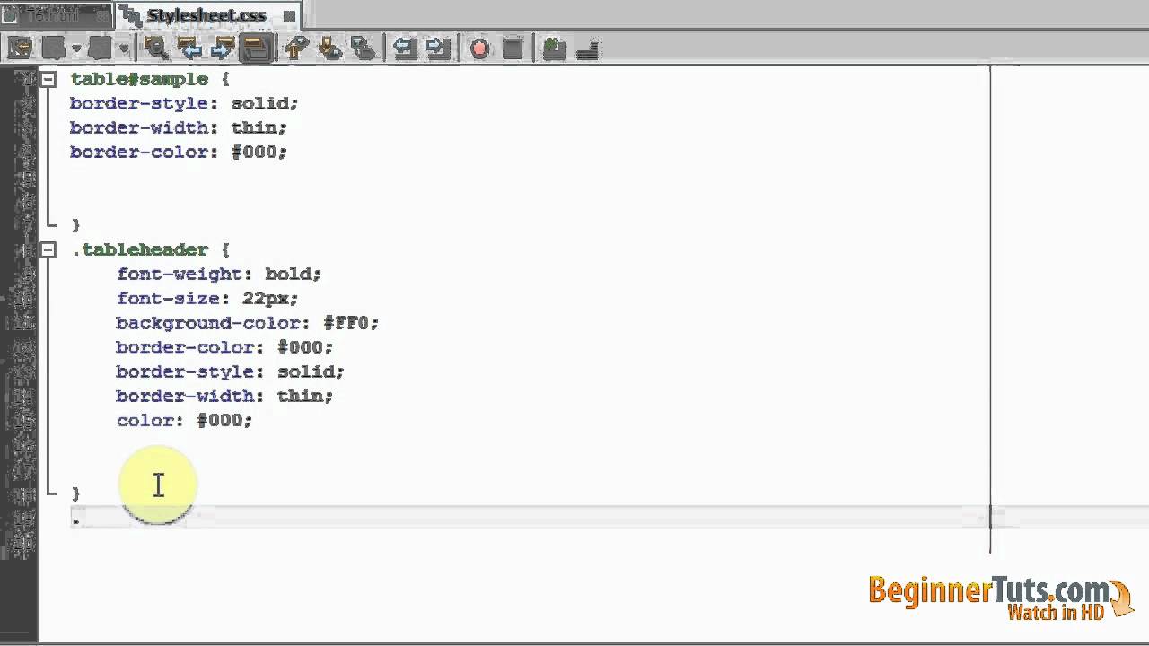 CSS (cascading style sheets) for beginners  #6 - Table styling in CSS