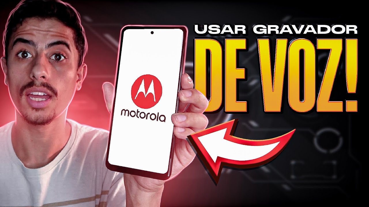 Como USAR O GRAVADOR DE VOZ no CELULAR MOTOROLA!