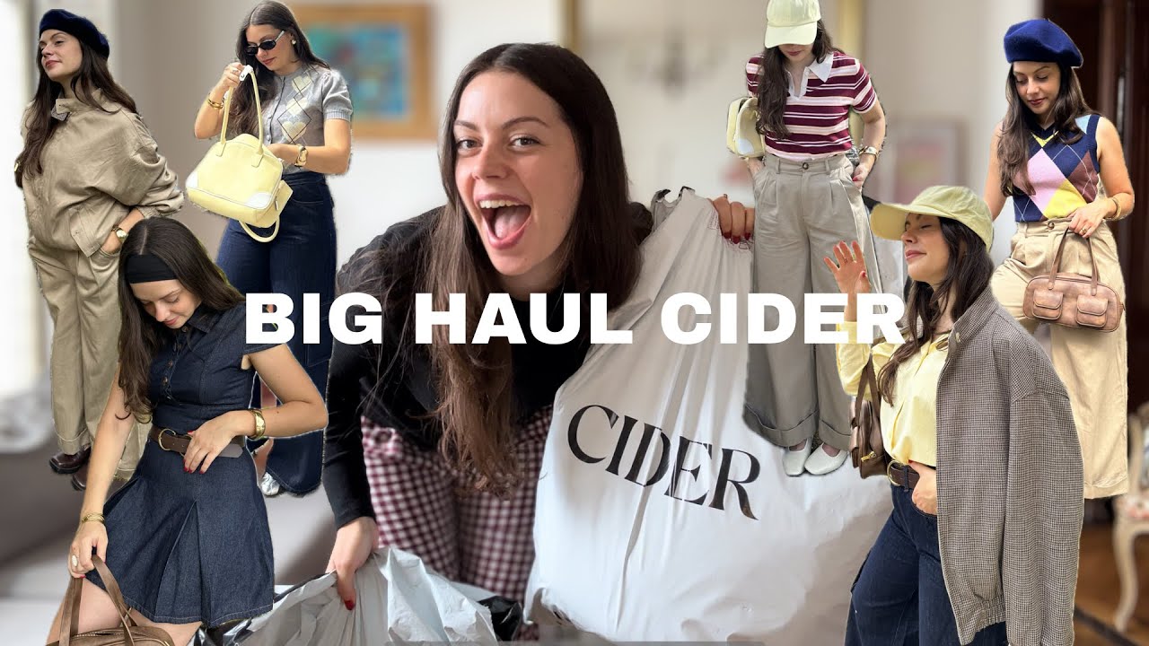 ÉNORME HAUL CIDER | nouvelle collection automne & try-on