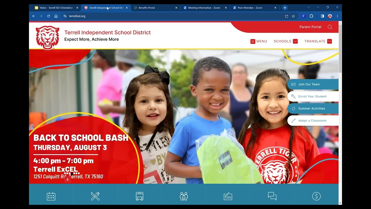 Terrell ISD New Tiger Orientation