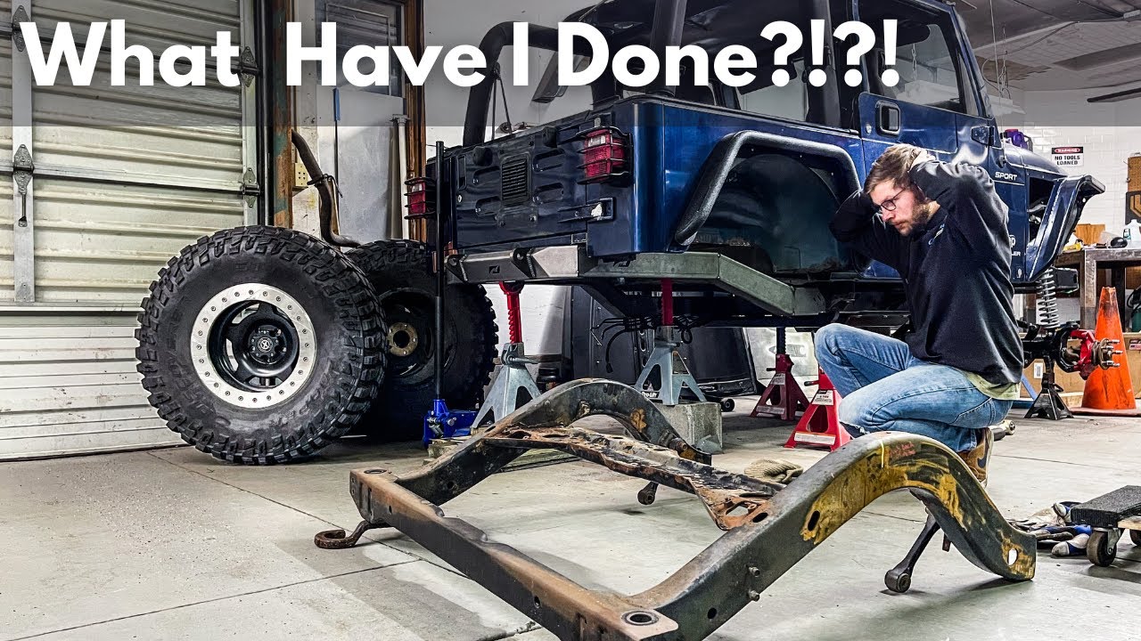 Chopped my MINT Frame in HALF! // Motobilt Back Half pt1