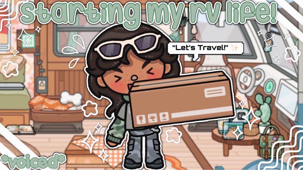 Starting My RV Life! 🚐📦// *voiced!*🔊// Toca Life World Roleplay!🌏✨