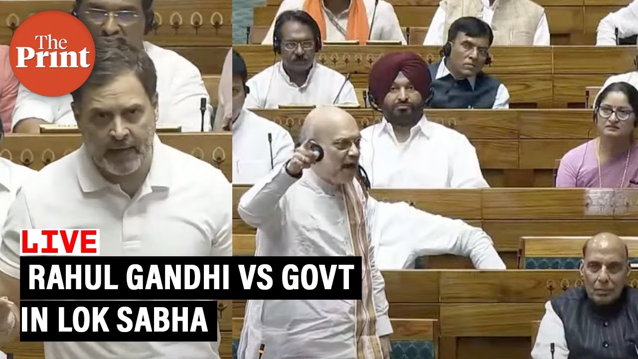 Rahul Gandhi's full speech in Lok Sabha: Modi govt counters attack over NEET, Agnipath & Hinduism