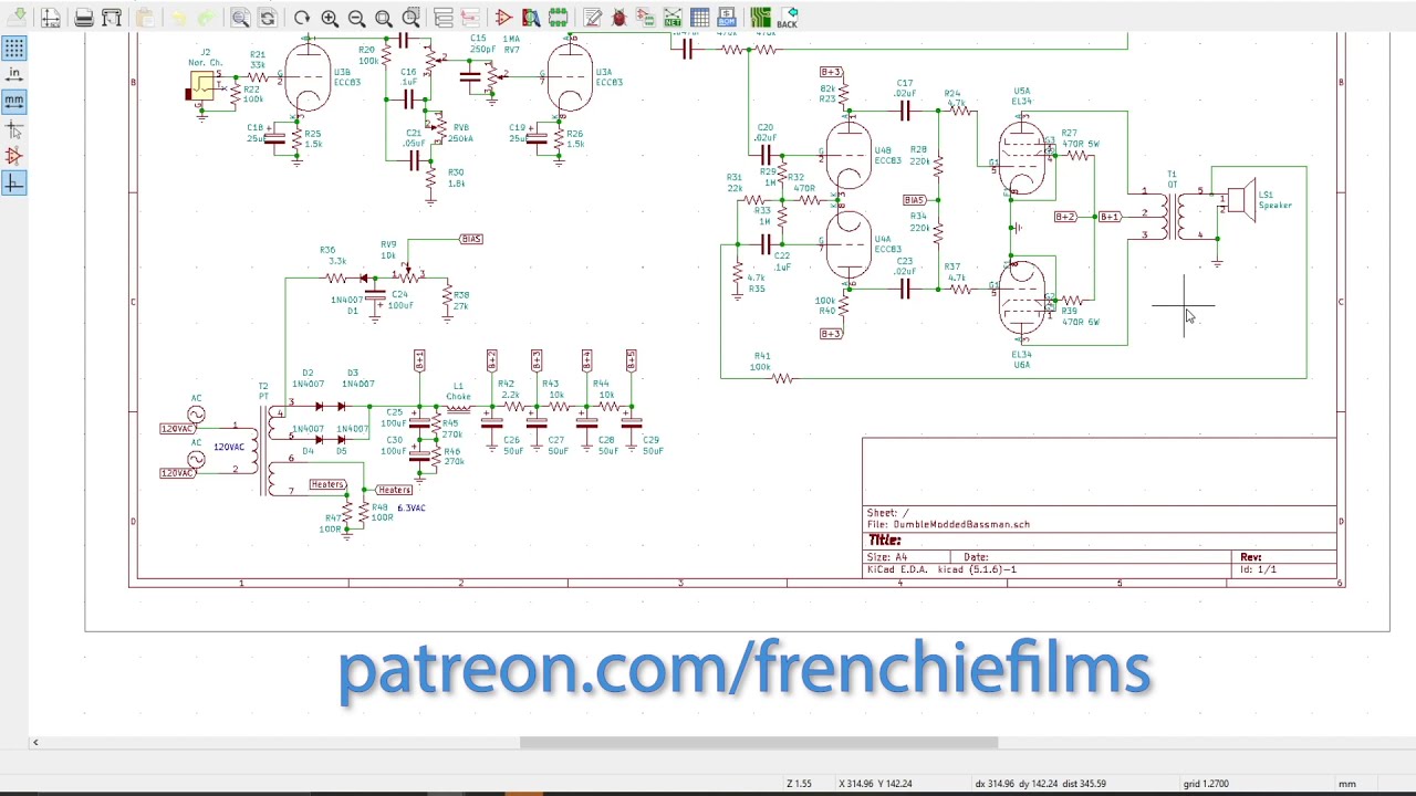 Dumble Modded Bassman (DMB) Video 1 - Intro and Schematic