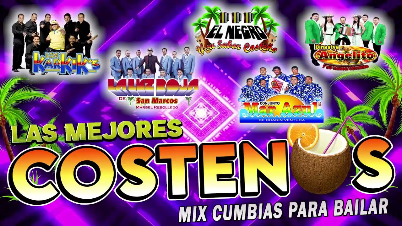 ✨LAS MEJORES CUMBIAS COSTEÑAS🕺💃 MIX DE CUMBIAS PARA BAILAR🎧LOS KARKIS, MAR AZUL, LA LUZ ROJA⚡