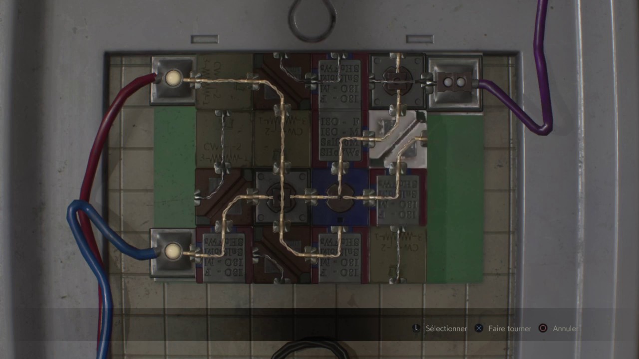 RESIDENT EVIL 2 - panneau électrique, cellules - soluce