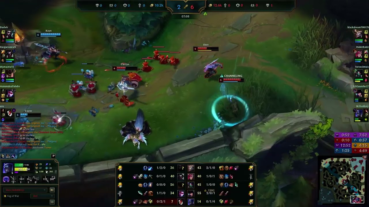 Shen assist vs Morgana
