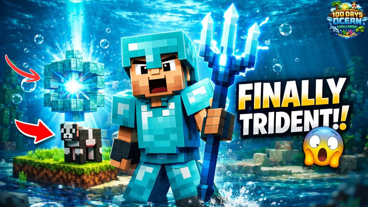 PREPARING TO FIGHT THE ELDER GUARDIAN | Minecraft 100 Days Challenge 😱 | Day 65–75