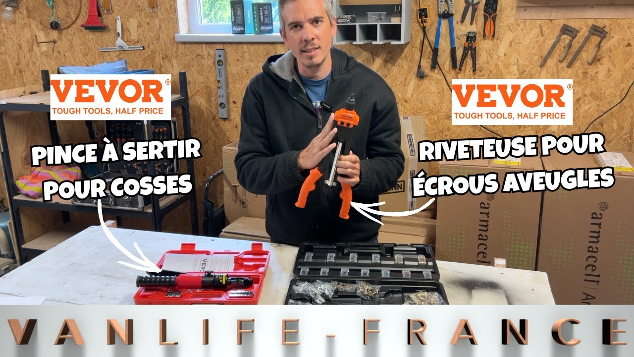 VEVOR Riveteuse à écrous & Pince à sertir