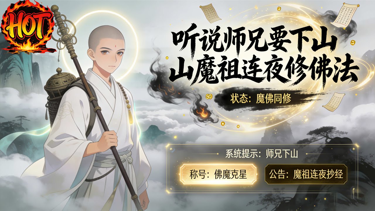 ✨【强推】《听说师兄要下山魔祖连夜修佛法》1--66集万道宗剑峰弟子王会天虽无灵根，却在剑道上天赋异禀，悟得独特剑术。为替受辱师姐出头，他不惧强敌挑战#穿越 #末世 #异能 ##动态漫画# 漫野推文