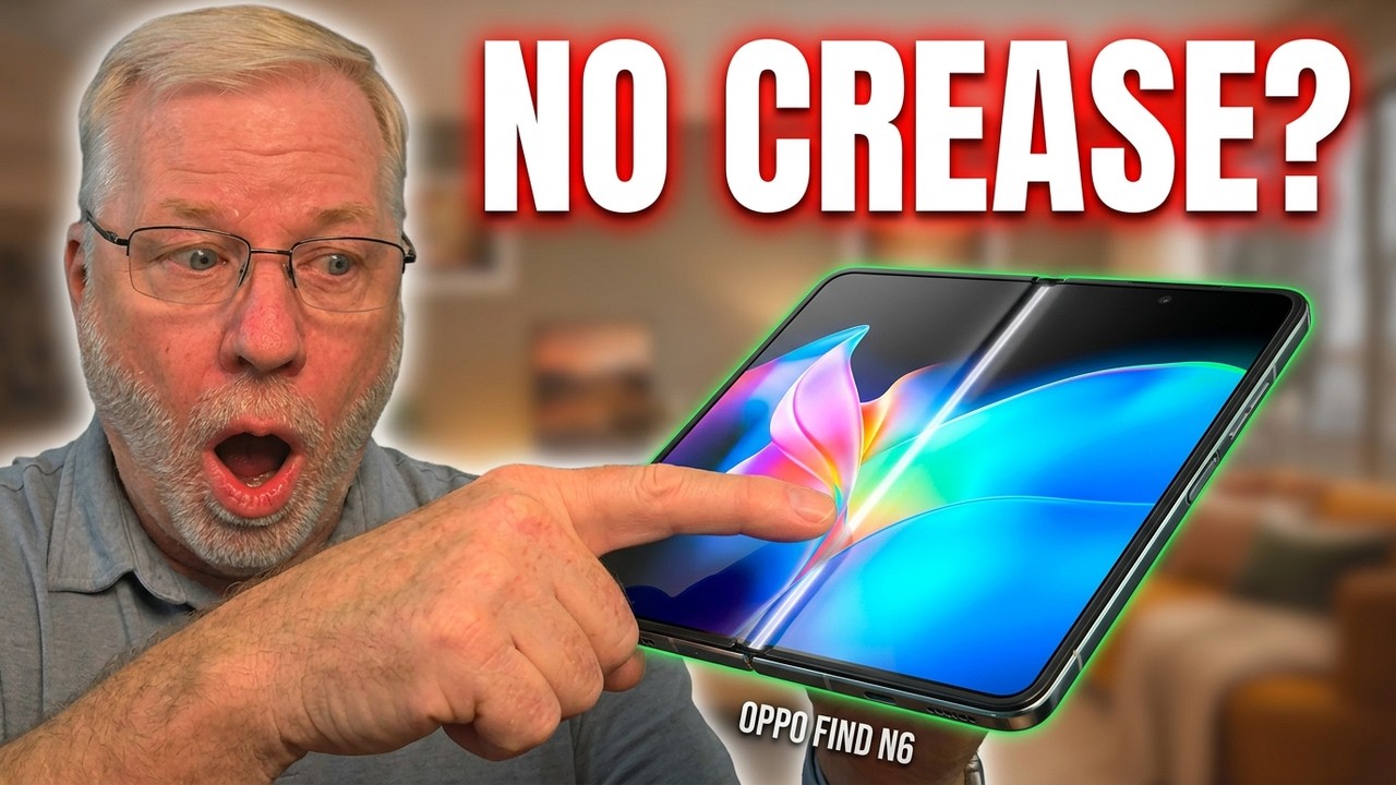 У этого складного телефона НЕТ складок! Первый взгляд на Oppo Find N6.