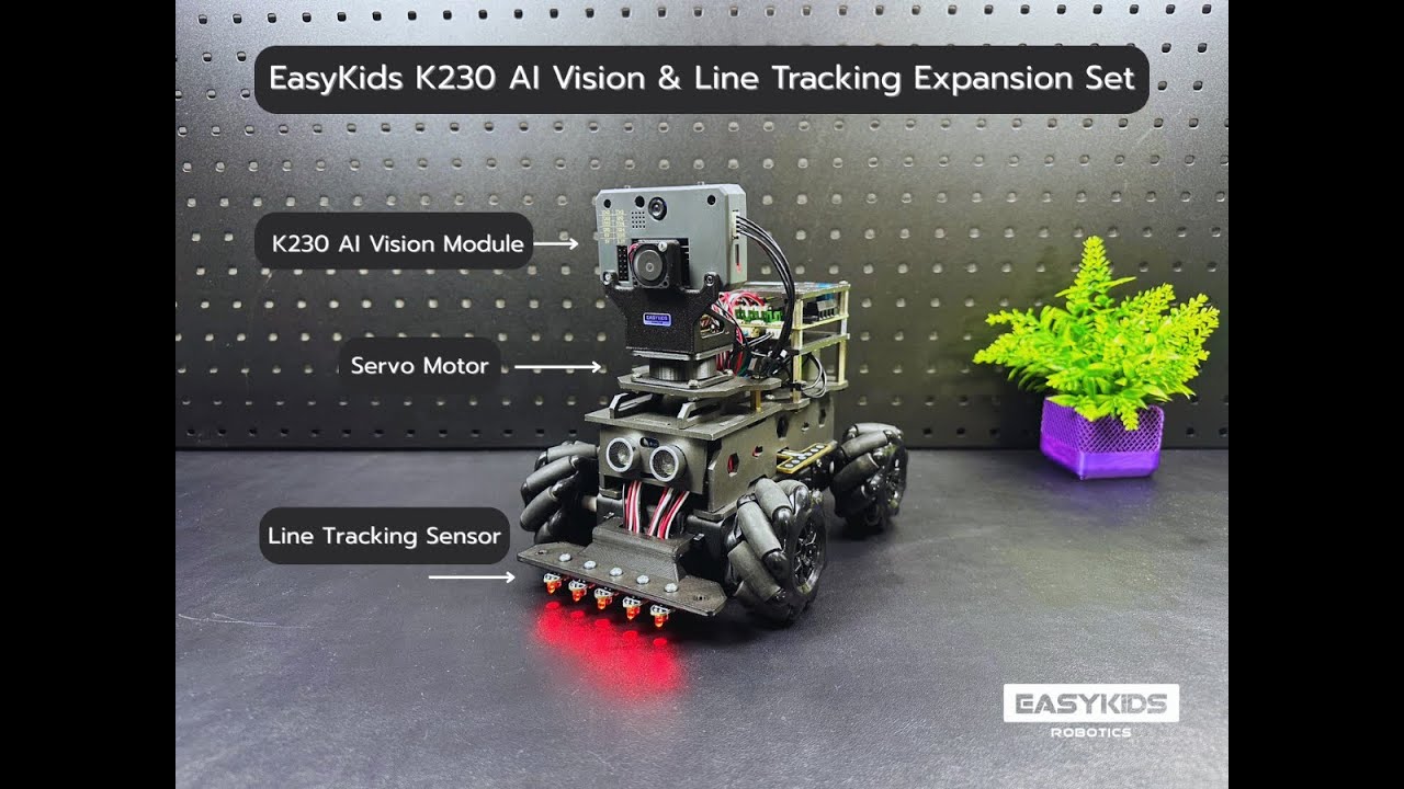 How to Install the K230 AI Vision Board and Sensor for 3in1 EasyKids Robot Kit