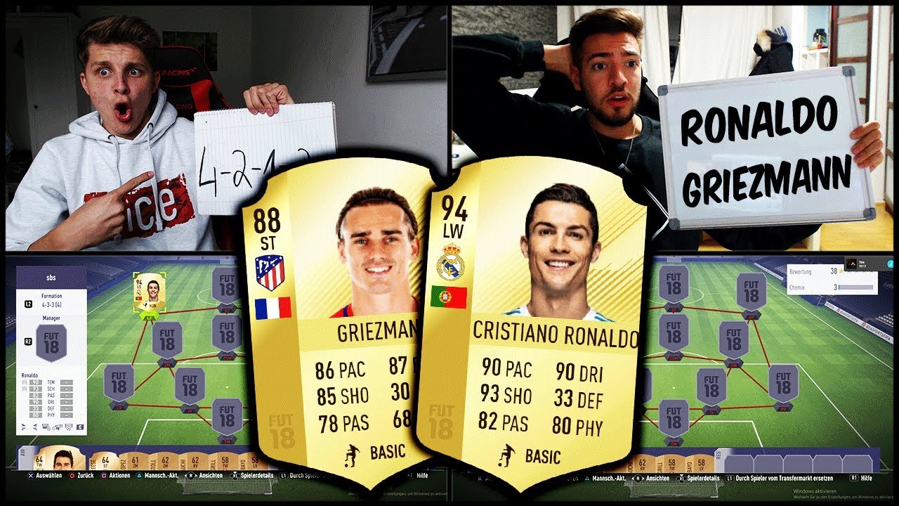 FIFA 18 - RONALDO vs. GRIEZMANN SQUAD BUILDER BATTLE vs. WAKEZ! ⚽⛔️🔥 Ultimate Team Deutsch
