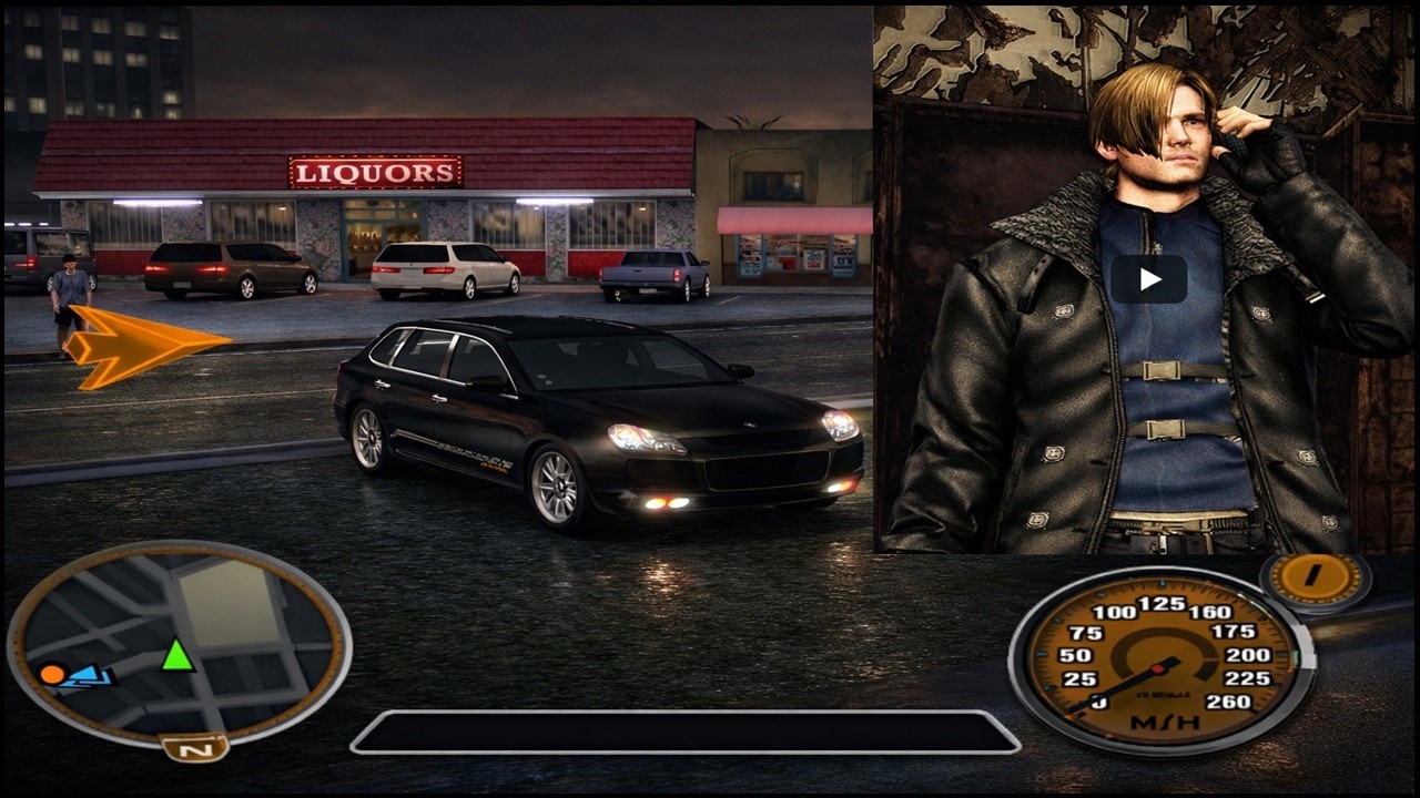 usei o mesmo carro do Leon RE9, Midnight Club 3 Dub