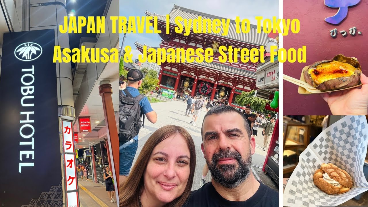 JAPAN TRAVEL VLOG | Sydney to Tokyo 🇯🇵 | Exploring Asakusa & Japanese Street Food! 🍜🍢