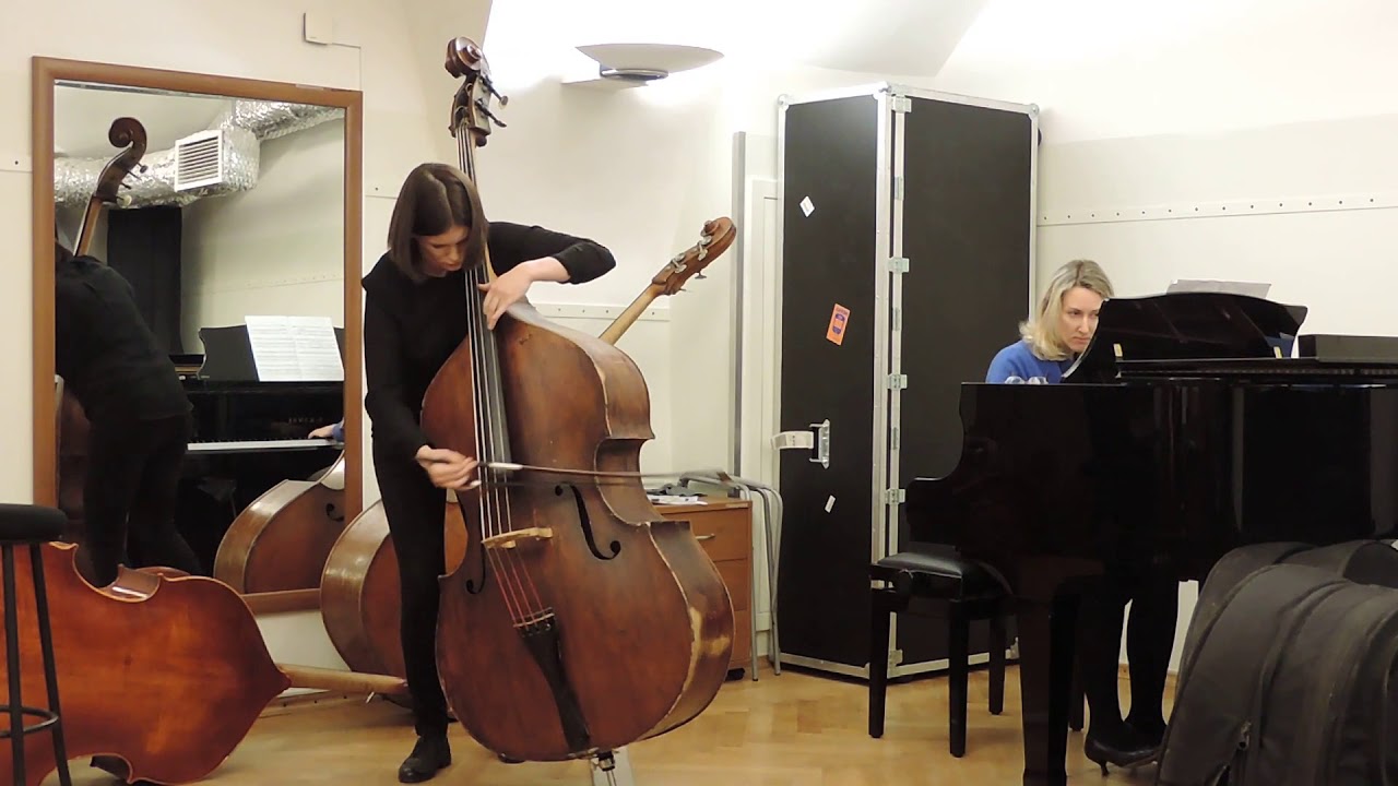 F. Proto - Carmen fantasy. Part 4, 5. Playing Tamara Zhukova (double bass)