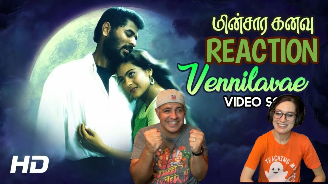 Vennilave Vennilave SONG REACTION | Minsara Kanavu | Tamil Movie Songs | Prabhu Deva | Kajol