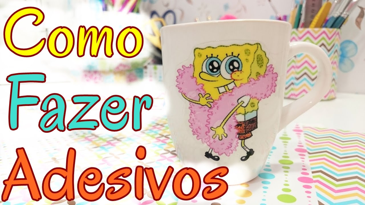 Como Fazer Adesivos Tipo (Contact) Em Casa