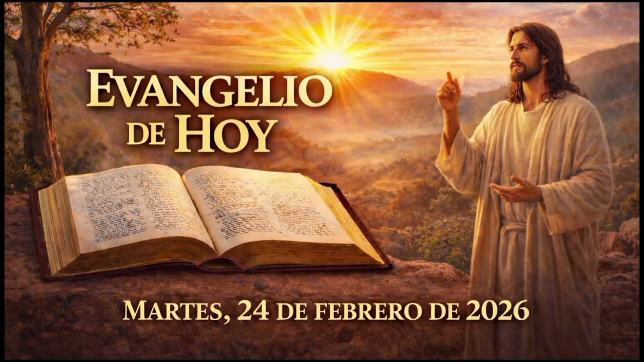 📖 EL PODER DEL PADRE NUESTRO 🙏 EVANGELIO DE HOY MARTES 24 DE FEBRERO 2026 | MATEO 6, 7-15