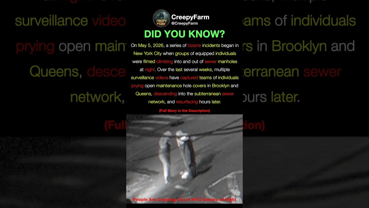 People Are Crawling Out of NYC Sewers at Night&hellip; Why?