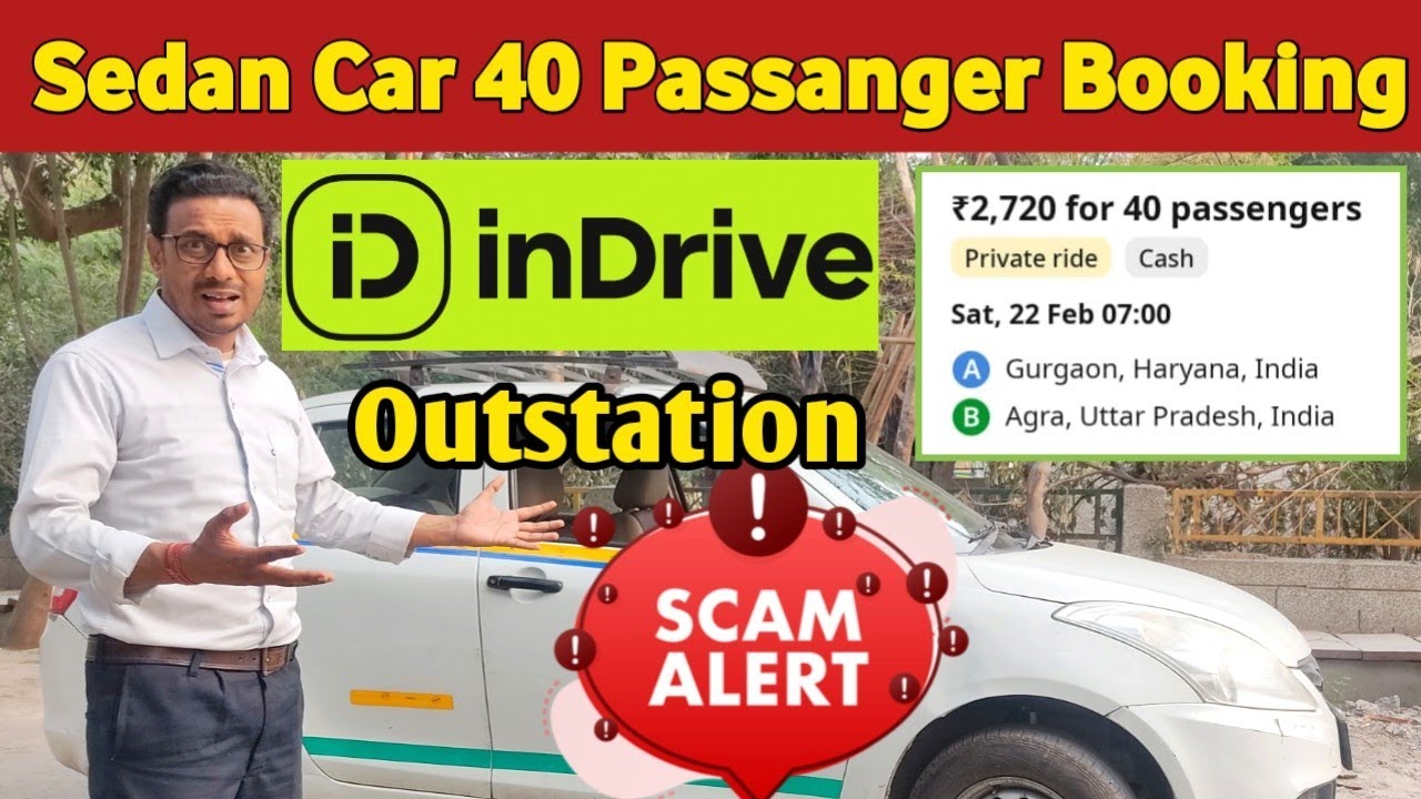 InDrive Outstation Cab Booking Earnings InDrive Noida to Agra Booking Fraud VSK Vlogs