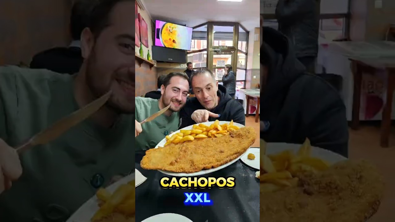 CAHOPOS XXL en Sidrer&iacute;a el Rinc&oacute;n de Celia. Gij&oacute;n - Asturias #cachopo #restaurantes