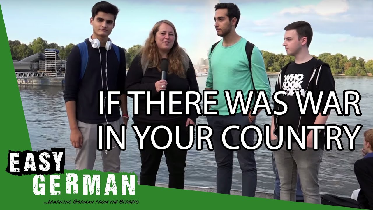 If there was a war in your country (with Abdul and Allaa from German LifeStyle) | Easy German 162