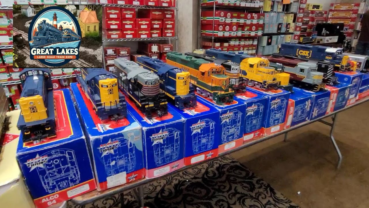 2025 Great Lakes Large Scale Train Expo G Scale Dealers Video