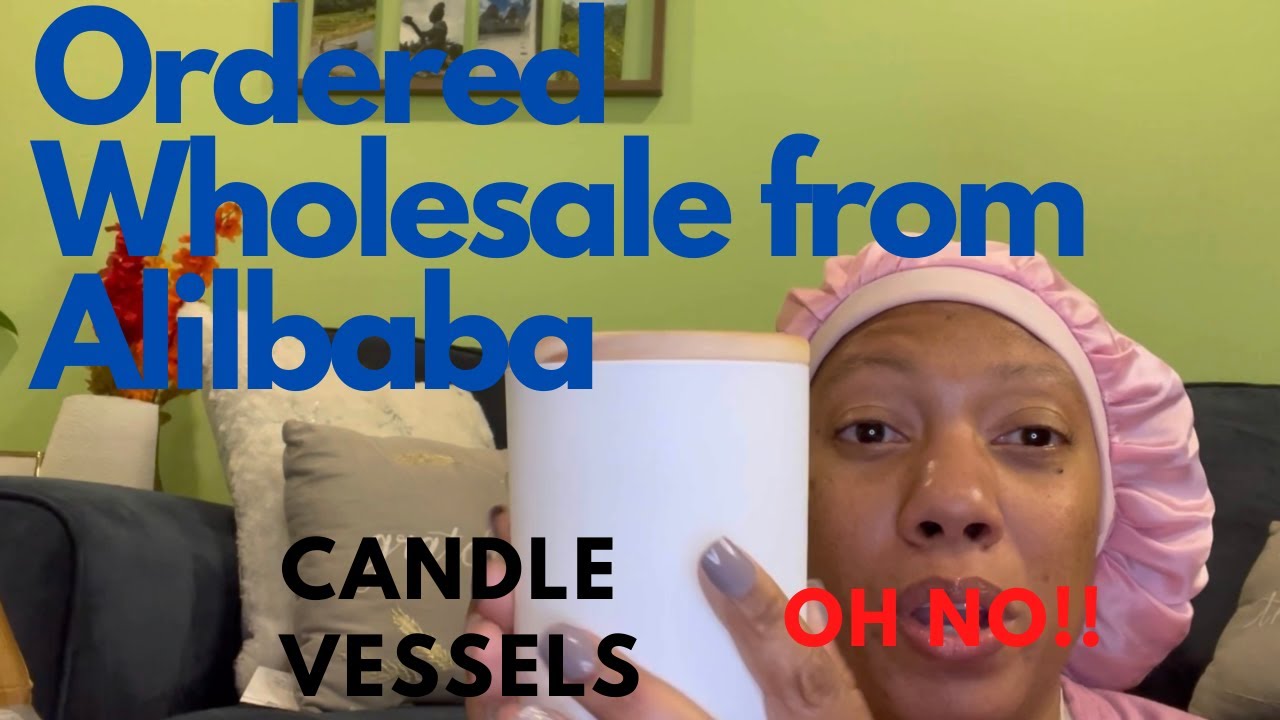 UNBOXING CANDLE JAR✨ MY EXPERIENCE BUYING FROM Alibaba😮 US Customs || U.S.A. ENTREPRENEUR LIFE