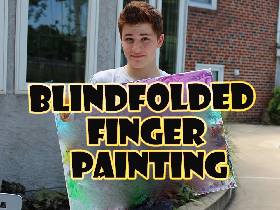 BLINDFOLDED FINGER PAINTING  |  Alex B.