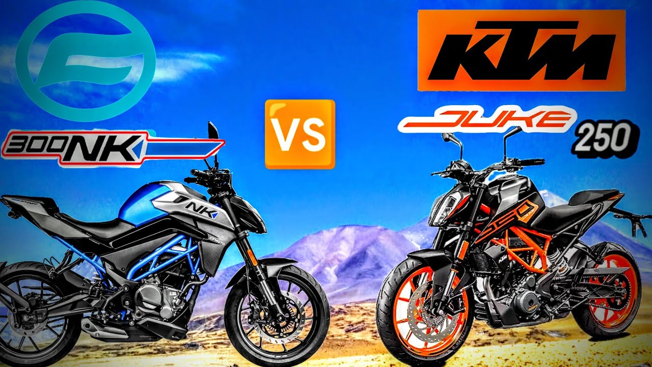 KTM DUKE 250 vs CF NK300 // SORPRENDIO la ktm😮